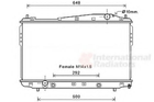 Радіатор охолодження CHEVROLET Epica V250 AT вир-во VAN WEZEL Van Wezel (81002135)