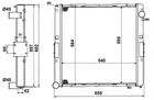 Радіатор охолодження IVECO EUROCARGO вир-во NRF NRF (58827)