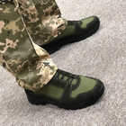 Тактические летние кроссовки ЗСУ олива, военная обувь размер 46 - изображение 5