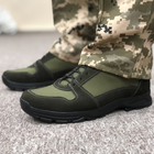 Тактические летние кроссовки ЗСУ олива, военная обувь размер 43 - изображение 2