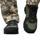 Тактические летние кроссовки ЗСУ олива, военная обувь размер 40 - изображение 1