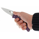 Нож Spyderco Endura 4 Flat Ground Purple (C10FPPR) - изображение 8