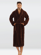 Szlafrok DKaren Male Housecoat 130 M Chocolate (5901780647230) - obraz 1