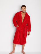 Халат чоловічий махровий DKaren Male Housecoat 130 L Red (5901780698201) - зображення 3