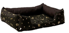 Лежак для собак GoGift Kostka XL 75x55x15 см коричневий (5905359297697) - зображення 3