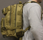 Тактический военный рюкзак Tactic армейский рюкзак 25 литров Койот (ta25-coyote) - изображение 3