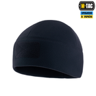 M-Tac шапка Watch Cap Elite флис (320г/м2) с липучкой Dark Navy Blue L - изображение 3