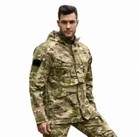 Чоловічий камуфляжний польовий тактичний літній костюм 3в1 HAN WILD M65 Multicam Куртка, Убакс і Штани з наколінниками - зображення 6