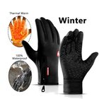 Перчатки для военных теплые на флисе плотные водоотталкивающие Black XL - изображение 7