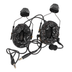 Активна гарнітура Peltor Сomtac III headset DUAL з кріпленнями на рейки шолома (Б/У) - изображение 6