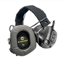 Тактичні навушники Earmor М31 + кріплення на шолом OPS Core чебурашка Чорний (900892) Kali - зображення 6