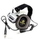 Тактичні навушники Earmor М32 FG Сірий (32004) Kali - зображення 2