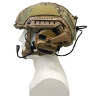 Тактические активные наушники с микрофоном Earmor M32X Mark3 Койот (900875) Kali - изображение 5