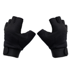 Рукавиці тактичні MIL-TEC Army Fingerless Gloves Black L - зображення 3