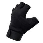 Рукавиці тактичні MIL-TEC Army Fingerless Gloves Black L - зображення 4