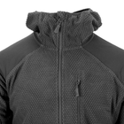 Кофта флисовая Helikon-Tex Alpha Hoodie Jacket Grid Fleece Black XXL - изображение 7