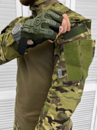 Убакс стрейч Тактична сорочка з довгим рукавом LOGOS мультикам темний 4ХL - зображення 3