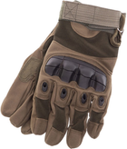 Тактические военные перчатки EasyFit EF-2806-L размер L с закрытыми пальцами Олива (56002856) - изображение 1