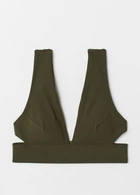 Купальний бюст H&M 32 Хакі 0689005_золот заст_03
