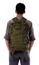 Тактический рюкзак Lesko M11 45 литр Зеленый - изображение 6