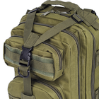 Тактический штурмовой рюкзак Lesko M07G 45л зеленый - изображение 6