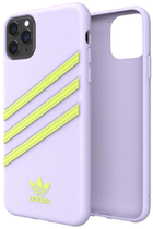 Etui plecki Adidas OR Moudled Case Woman do Apple iPhone 11 Pro Max Purple (8718846074117) - obraz 1