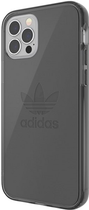 Etui plecki Adidas OR Protective Clear Case do Apple iPhone 12/12 Pro Smokey-black (8718846084390)