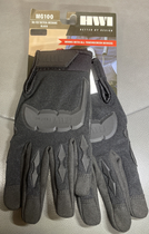 Тактические перчатки HWI Tac-Tex Mechanic Touchscreen (цвет - Black) М - изображение 5