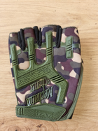 Тактические перчатки без пальцев Mechanix Mpact , Мультикам, размер XL - изображение 5