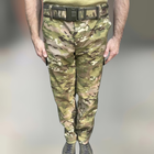 Штани зимові тактичні софтшелл флісові Accord, розмір 3XL, Мультикам, утеплені штани для військових - зображення 1