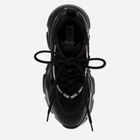Sneakersy damskie na wysokiej platformie do kostki Steve Madden Recoupe Sneaker SM11002328-184 39 24.6 cm Czarne (8720236944726) - obraz 6