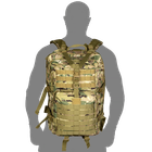 CamoTec рюкзак Foray Multicam, армейский рюкзак 50л, походной рюкзак мультикам 50л, рюкзак походной большой - изображение 5