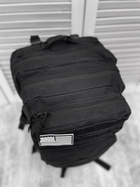 Тактический штурмовой рюкзак black U.S.A 45 LUX ml847 - изображение 10