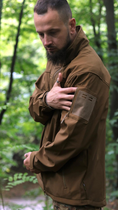 Куртка Vik-Tailor SoftShell з липучками для шевронів Coyote 56 - зображення 3