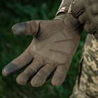 Тактичні рукавиці повнопалі із захистом Olive XL - изображение 15