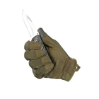 Тактичні рукавиці повнопалі із захистом Olive S - зображення 4