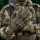 Тактичні рукавиці повнопалі із захистом Olive S - зображення 13