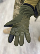 Зимові рукавички enigma lux сенсорні олива L - зображення 7