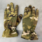 Перчатки зимние пальцевые, Мультикам, размер XL, подкладка флис, тактические перчатки зимние - изображение 6
