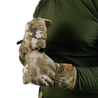 Тактичні зимові рукавички Softshell Піксель S - зображення 6