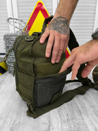 Тактический рюкзак сумка через плечо Mil-Tec 10л.oliva ЛГ7149 - изображение 5