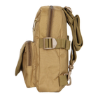 Рюкзак тактический на одно плечо AOKALI Outdoor A31 Sand - изображение 5