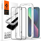 Zestaw szkieł ochronnych Spigen AlignMaster Glass FC do Apple iPhone 13/13 Pro 2 szt (8809811851243) - obraz 1