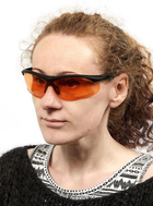 Очки баллистические Swiss Eye Lancer Orange (оранжевое стекло, черная оправа) - изображение 2