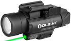 Збройний підствольний ліхтар Olight Baldr Pro Black із зеленим ЛЦВ - зображення 1