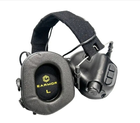 Тактичні навушники Earmor М31 + кріплення на шолом OPS Core чебурашка Чорний (Kali) - зображення 6