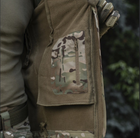Куртка чоловіча демісезонна на флісі Soft shell водонепроникна захисна від вітру брудовідштовхувальна з міцного поліестеру на блискавці мультикам М-Тас - зображення 4
