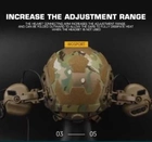 Универсальный адаптер для крепления активной гарнитуры на рельсы шлема OPS Core Песочный (Kali) - изображение 6