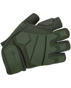 Перчатки тактичні Kombat Alpha Fingerless Tactical Gloves S, оливковий - зображення 1