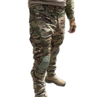 Тактический костюм 3 в 1, рубашка+ Брюки + наколенники и налокотники размер 2XL - изображение 7